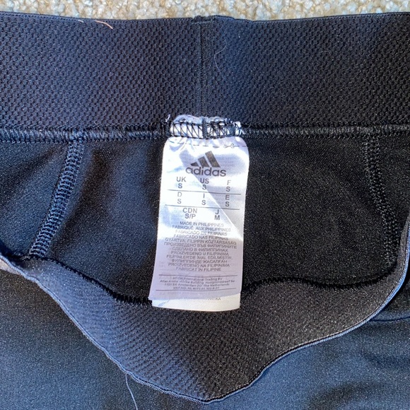 Men’s Adidas Black Running Tights - Picture 2 of 3